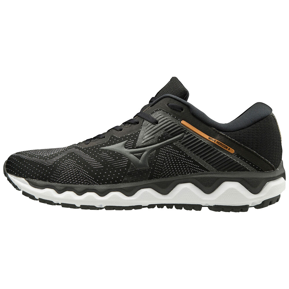 Tenis Para Correr Mizuno Wave Horizon 4 Para Hombre Negros/Grises 4368705-DV